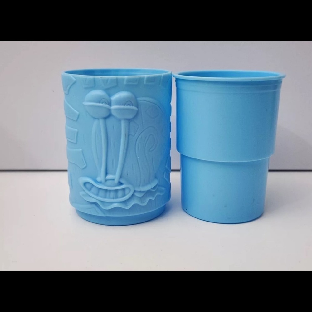 SpongeBob 2024 Burger King tiki cup Gary Blue